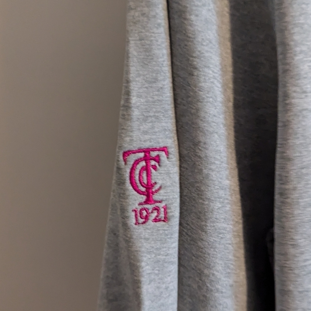 Footjoy Womens Pullover Gray Golf Mock Neck Long Sleeve Size XS Logo - Picture 4 of 5